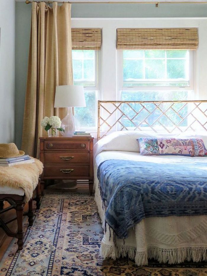 How to Style a Bed In Front of a Window