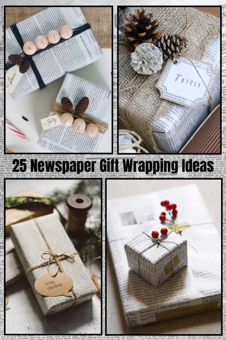 Gift Wrapping Idea | Xmas gift wrap, Gift wrapping, Newspaper gift