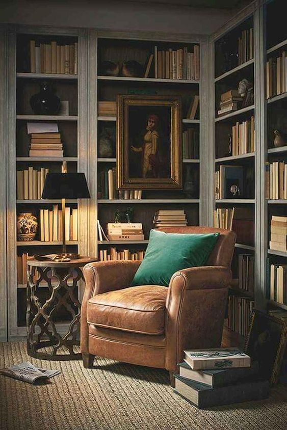 11 Perfect Spots For A Home Library • One Brick At A Time