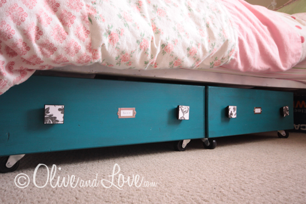 52L Large Plastic Under-bed Storage Containers Under Bed Storage