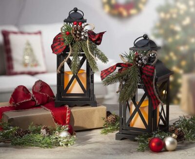 Magical Christmas Lantern Decor Ideas • One Brick At A Time